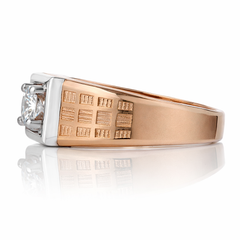 Bruce Mens Solitaire Ring