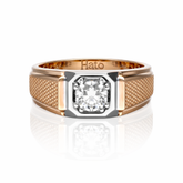 Malaha Mens Solitaire Ring