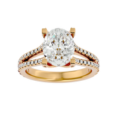 Zinnia Solitaire Ring