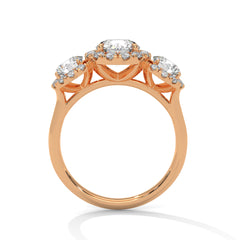 Jacqueline Three Stone Ring
