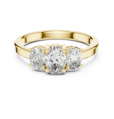 Isabella Three Stone Ring