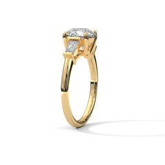 Gwyneth Three Stone Ring