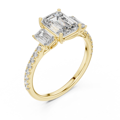 Lorelei Three Stone Ring