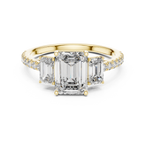 Lorelei Three Stone Ring