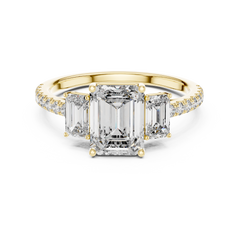 Lorelei Three Stone Ring