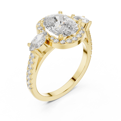 Arista Solitaire Ring