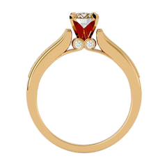 Alpha Solitaire Ring