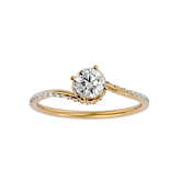 Flora Solitaire Ring