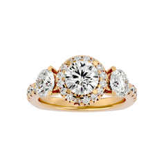 Genevieve Three Stone Ring