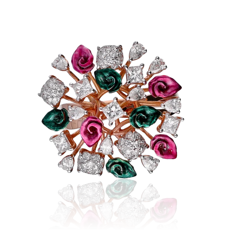 Esperanza cocktail ring from HATO's In Bloom collection