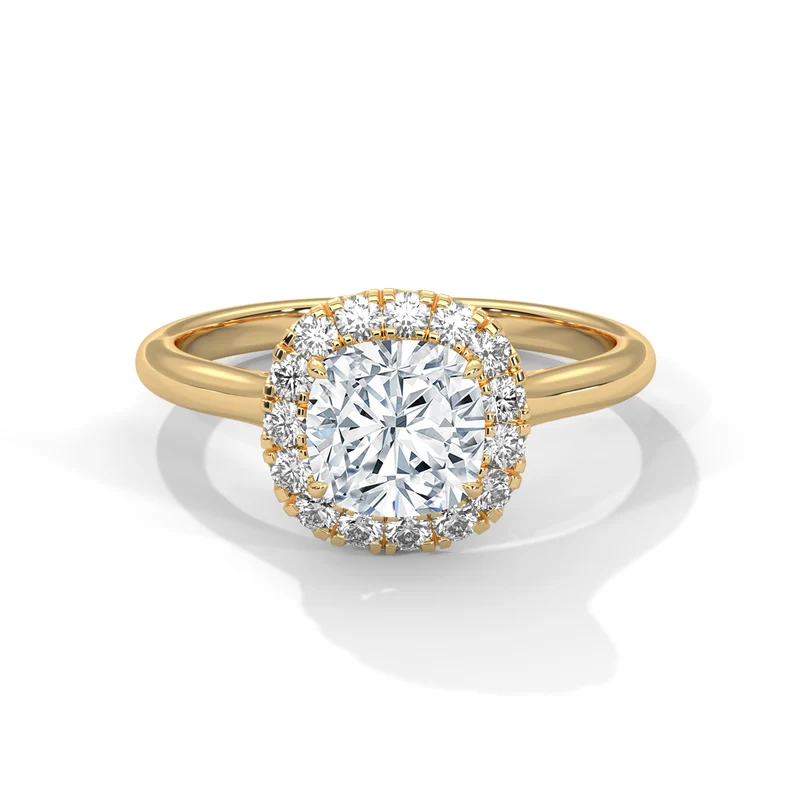 Malaha halo diamond ring by HATO