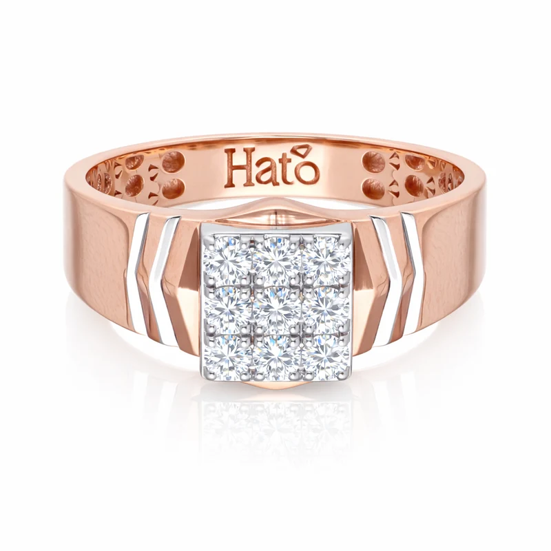 Stephen men's diamond ring by HATO