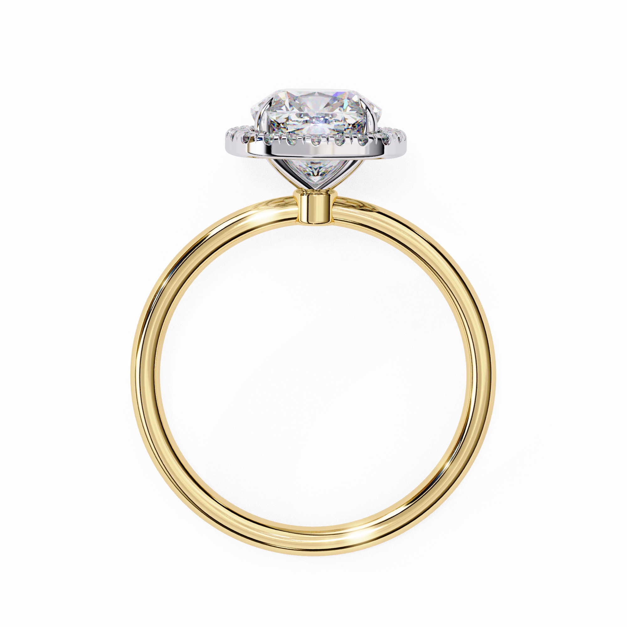 Iris Solitaire Ring