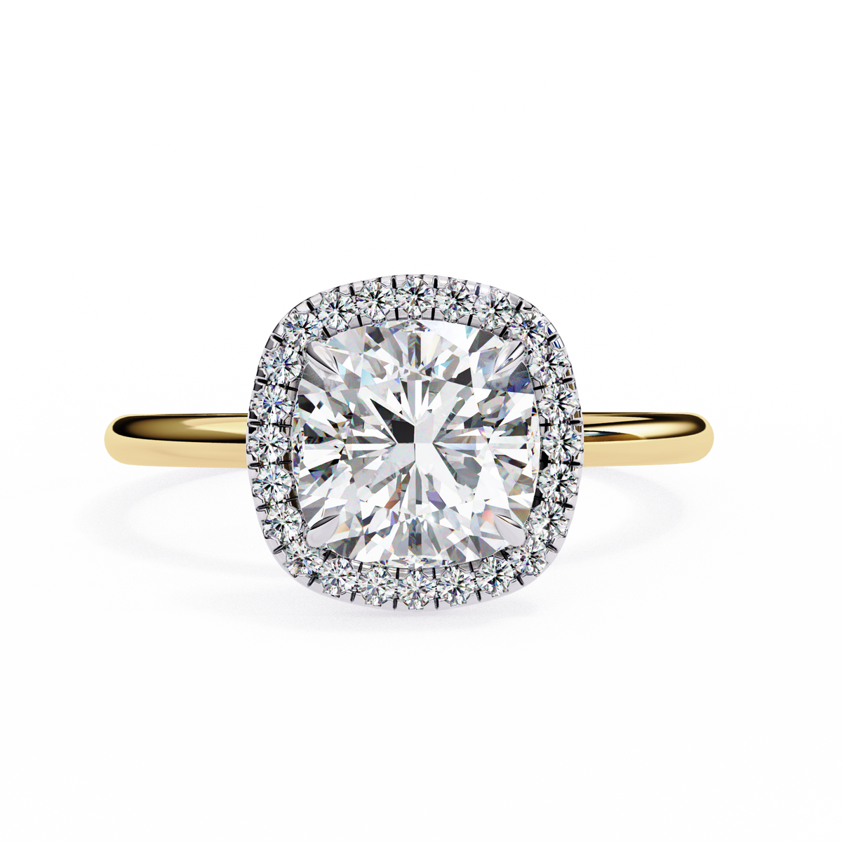 Iris Solitaire Ring