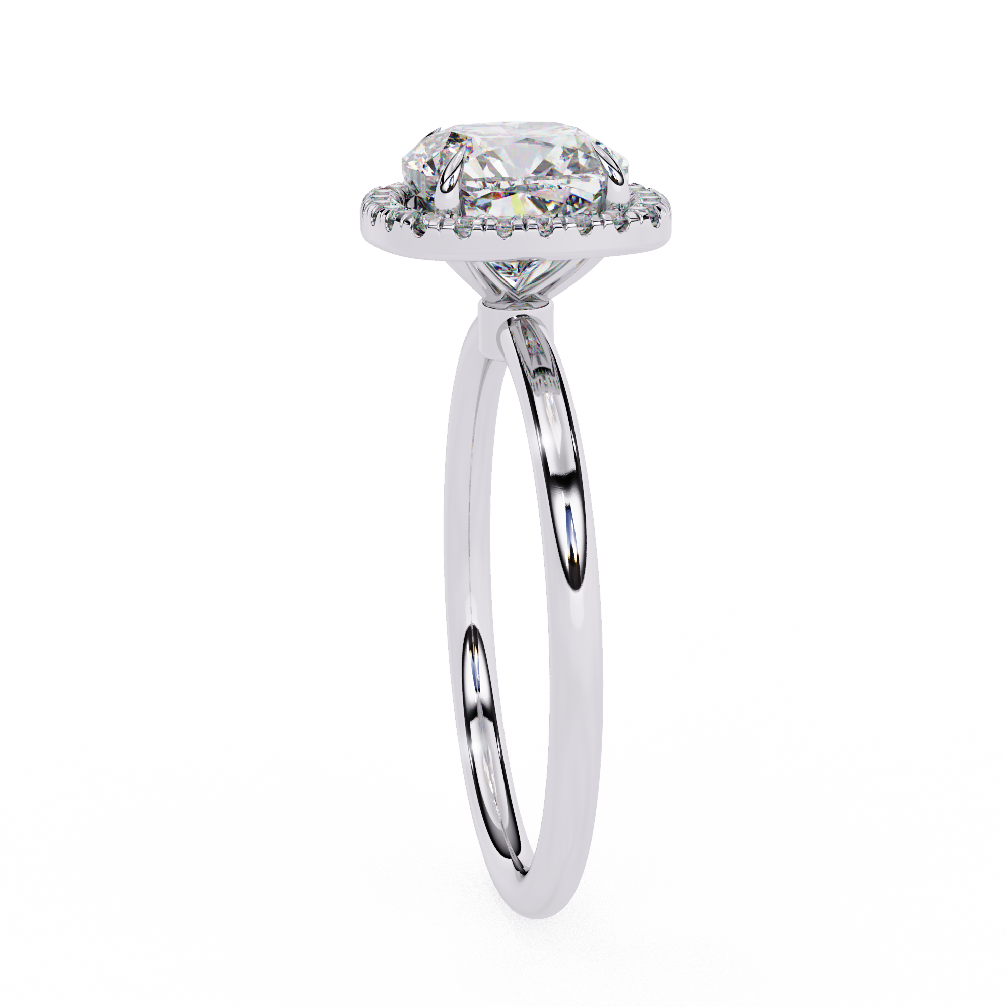 Iris Solitaire Ring