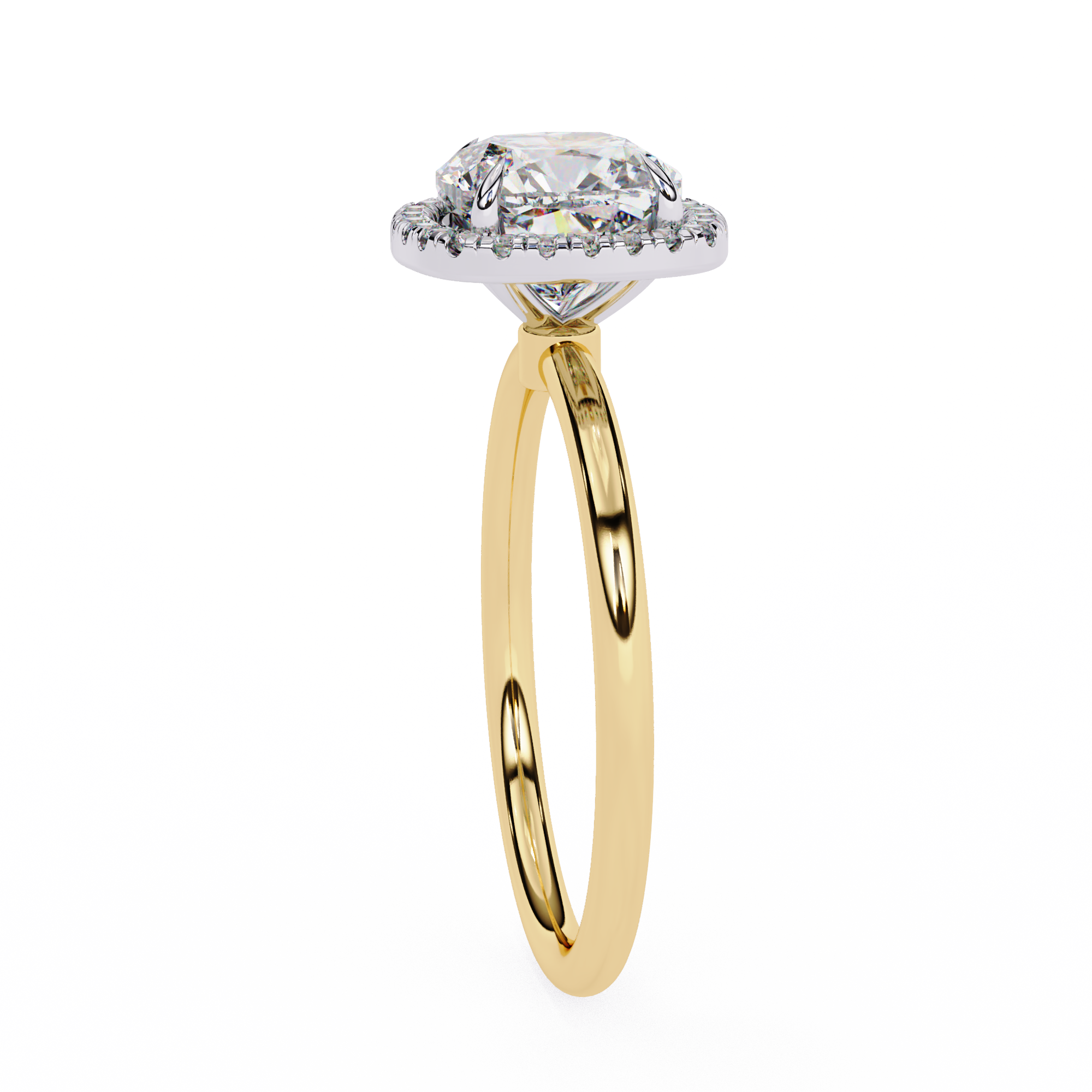 Iris Solitaire Ring