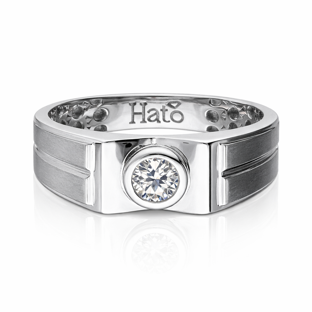 Mirela Mens solitaire Ring