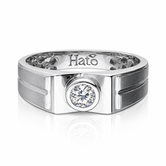 Mirela Mens solitaire Ring