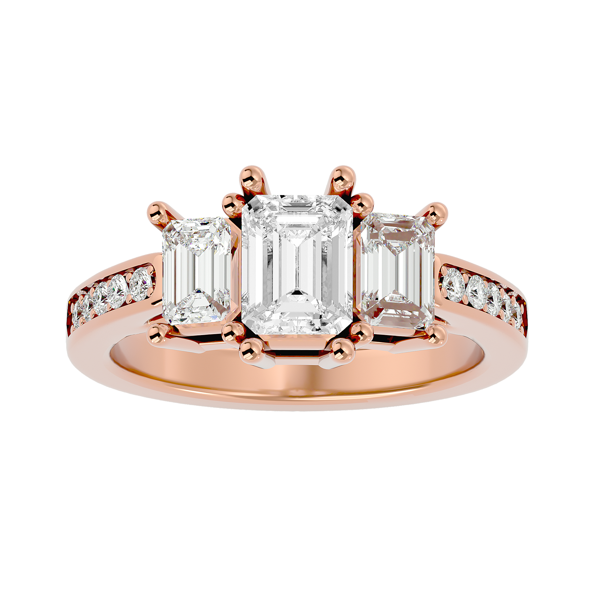 Elenora Three Stone Ring