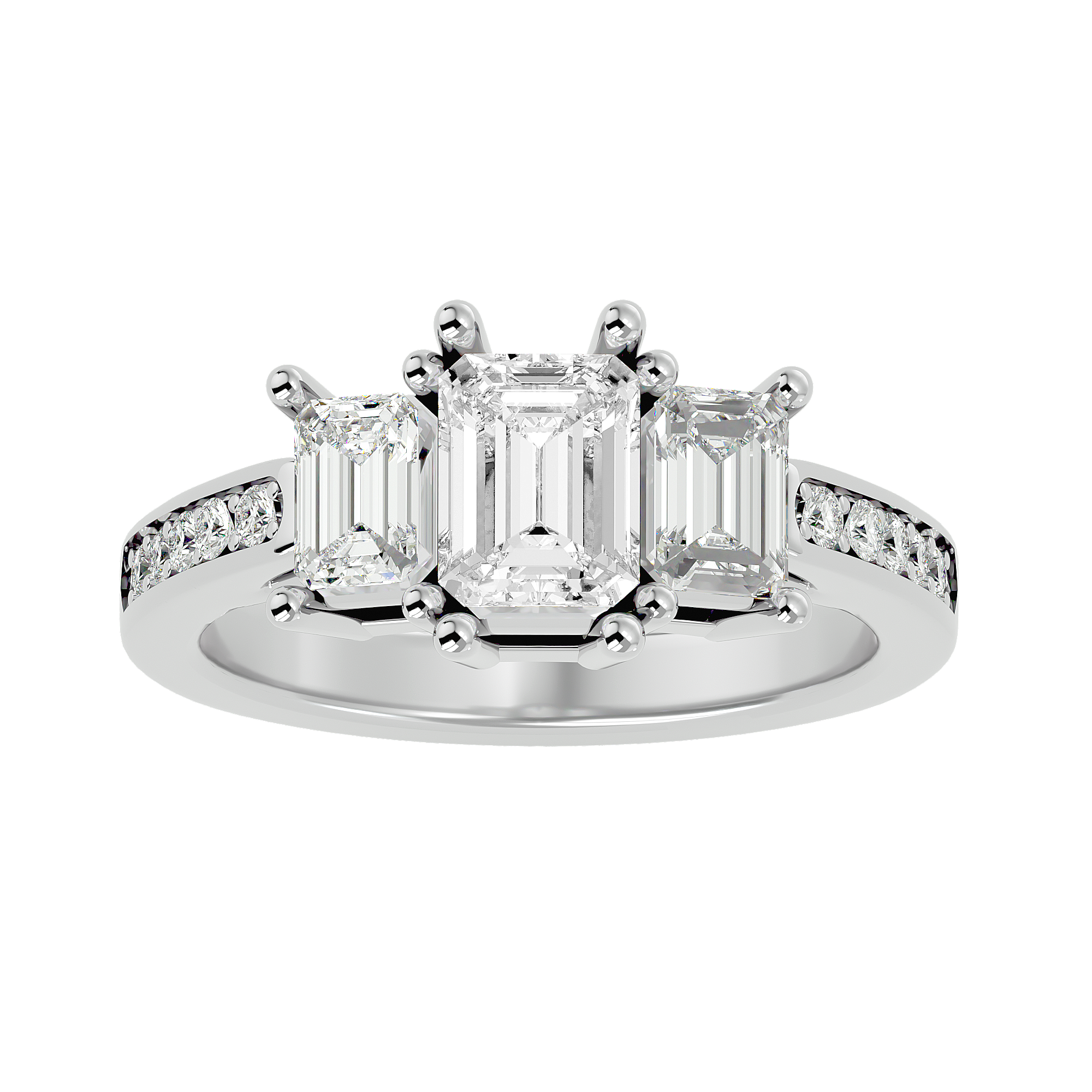 Elenora Three Stone Ring