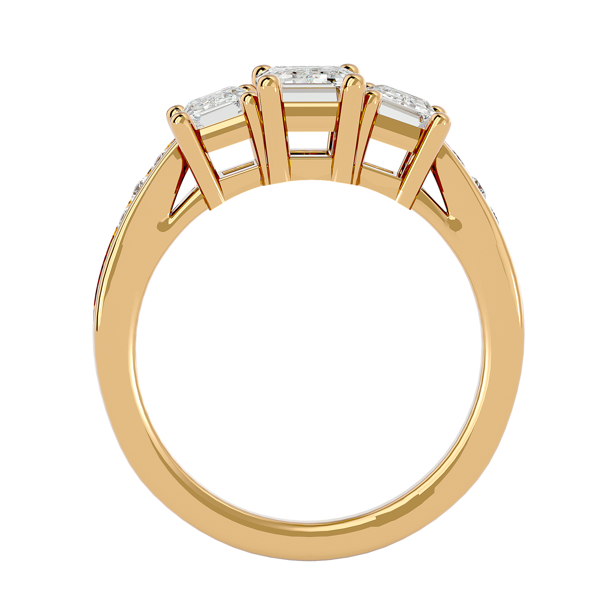 Elenora Three Stone Ring