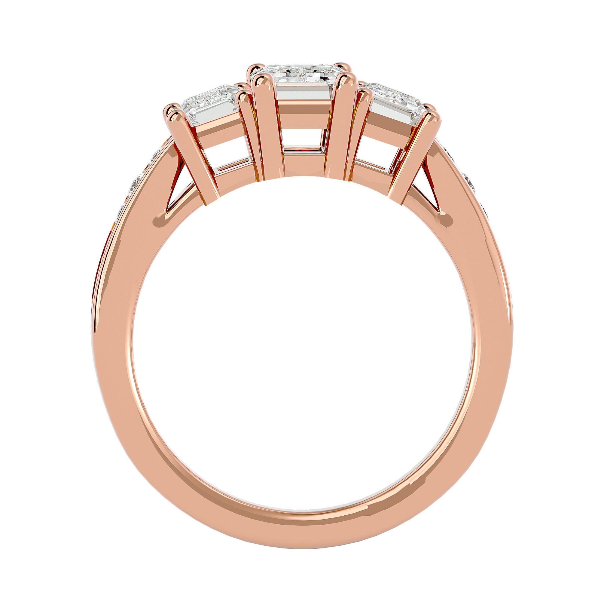 Elenora Three Stone Ring