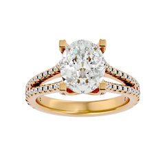 Zinnia Solitaire Ring