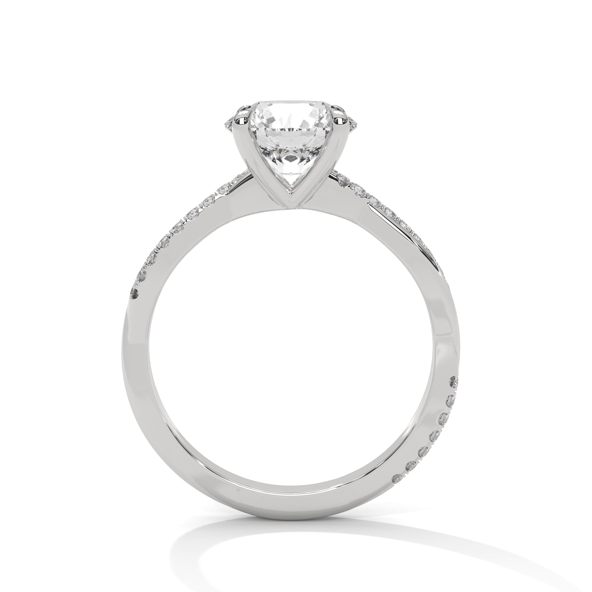 Trinity Solitaire Ring