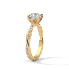 Trinity Solitaire Ring
