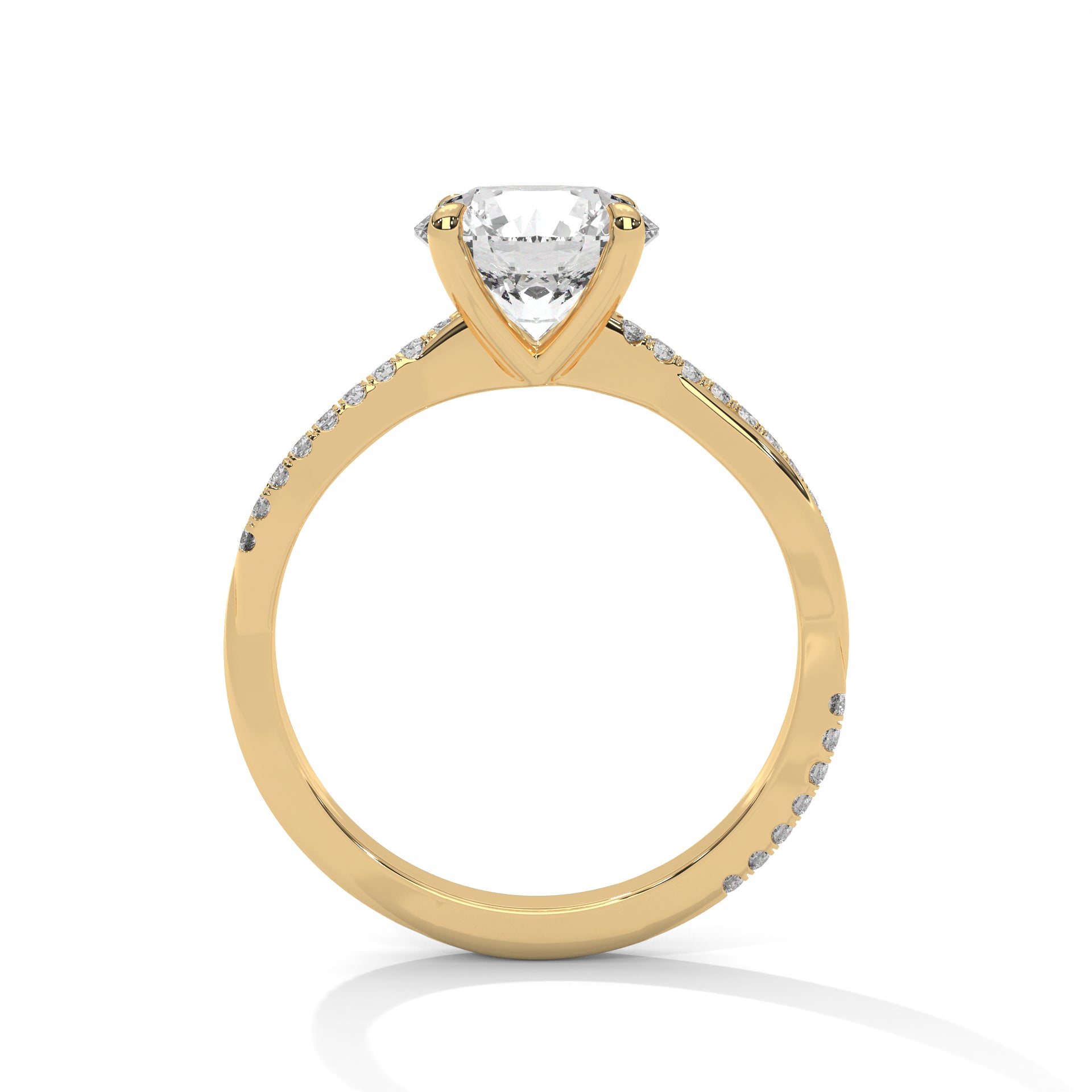 Trinity Solitaire Ring