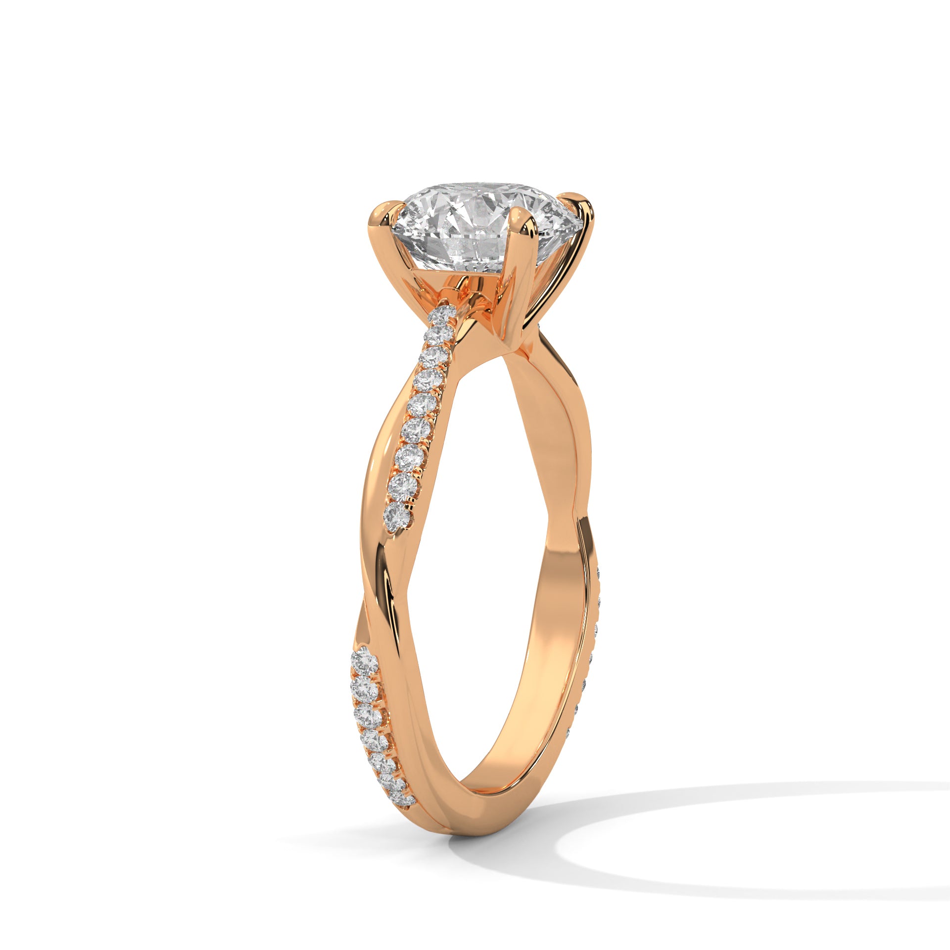Trinity Solitaire Ring