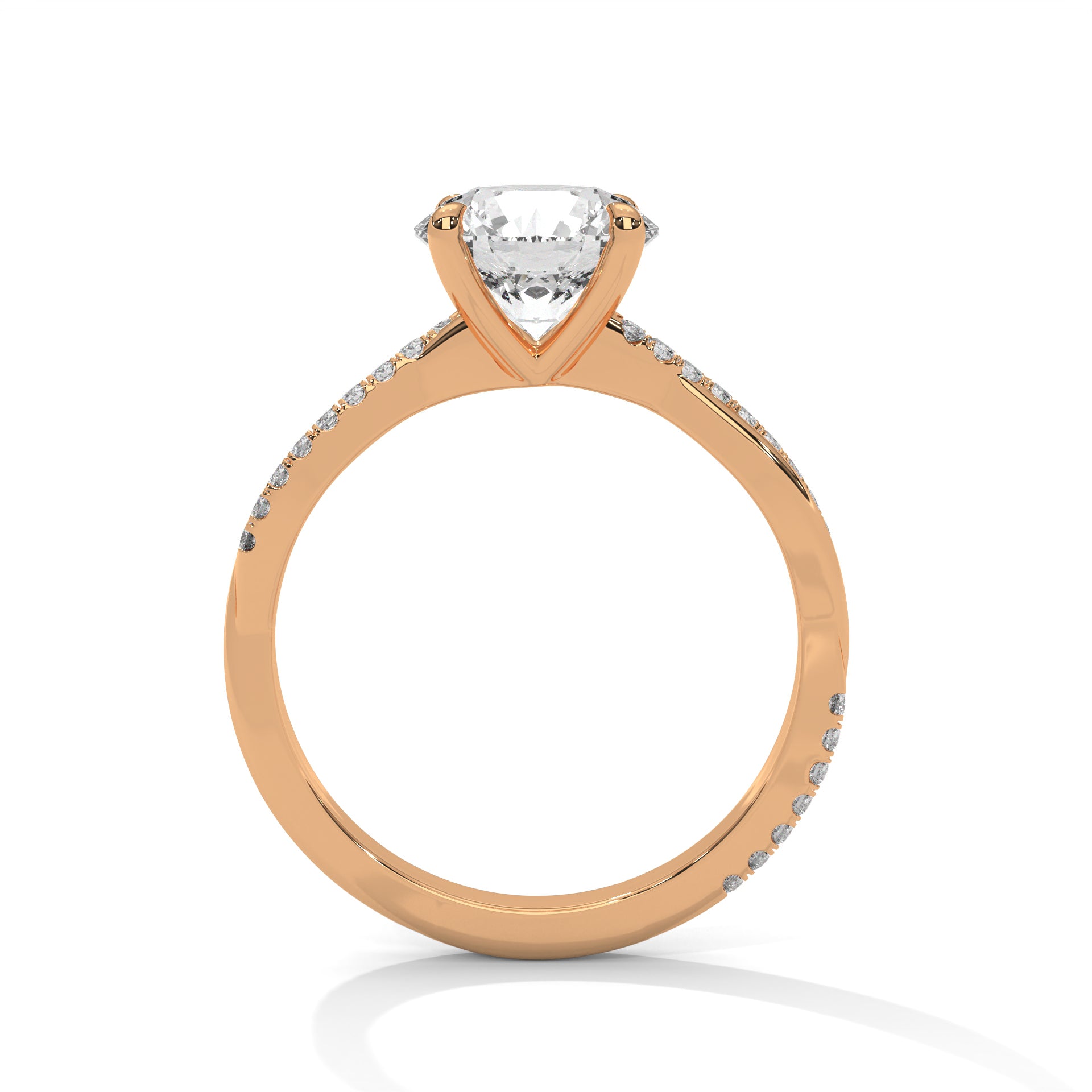 Trinity Solitaire Ring