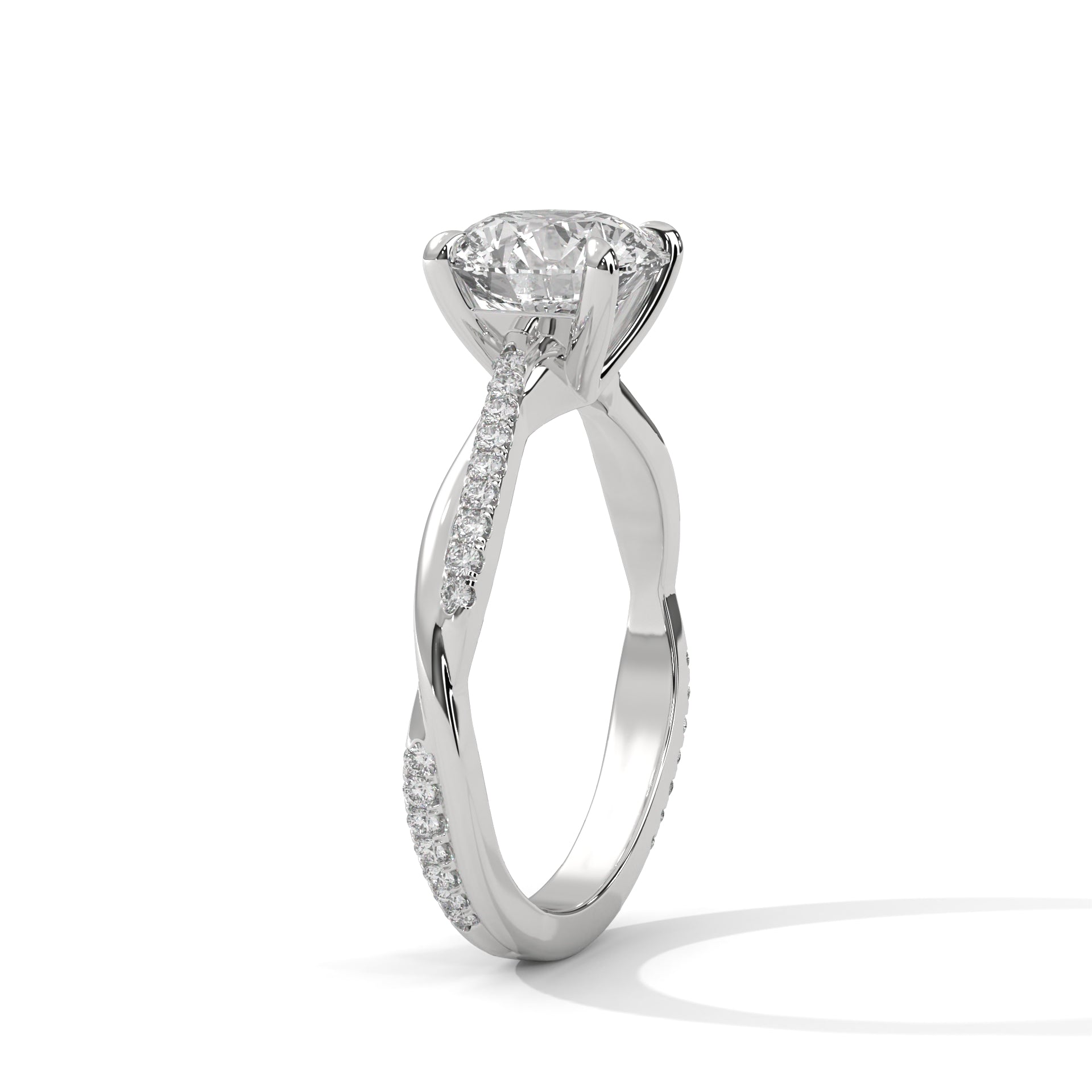 Trinity Solitaire Ring