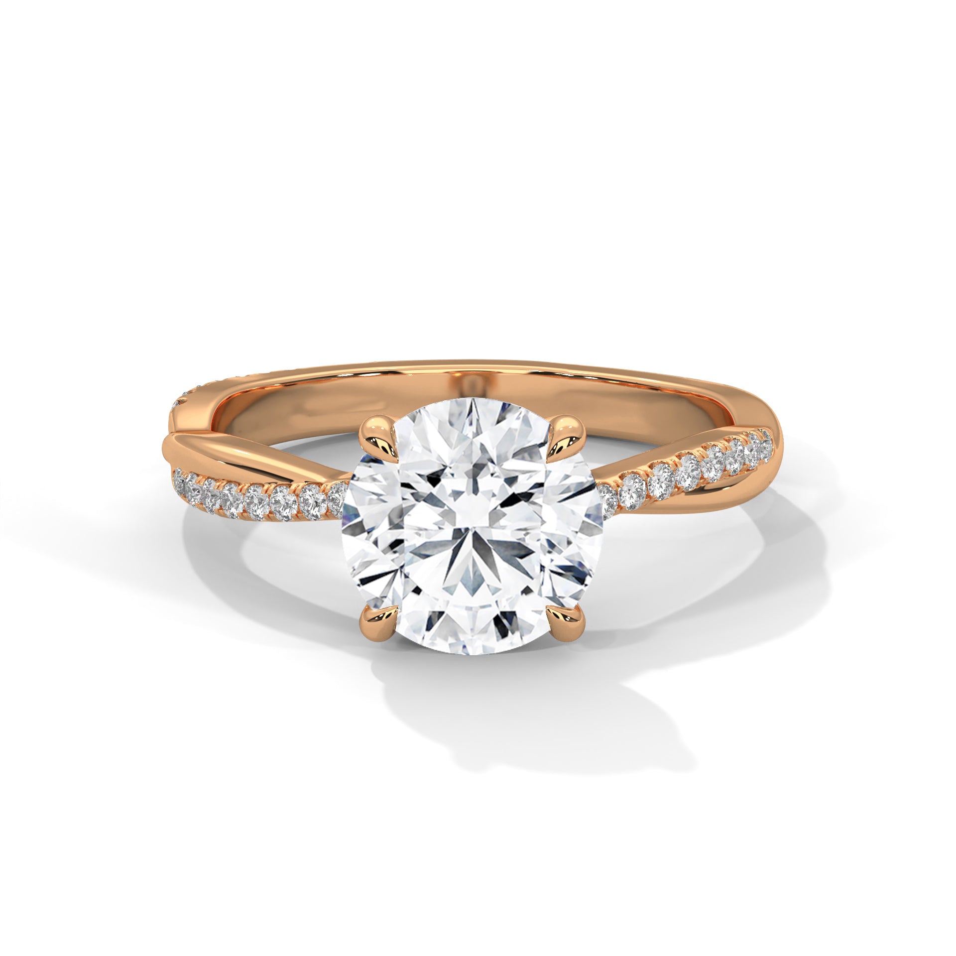 Trinity Solitaire Ring