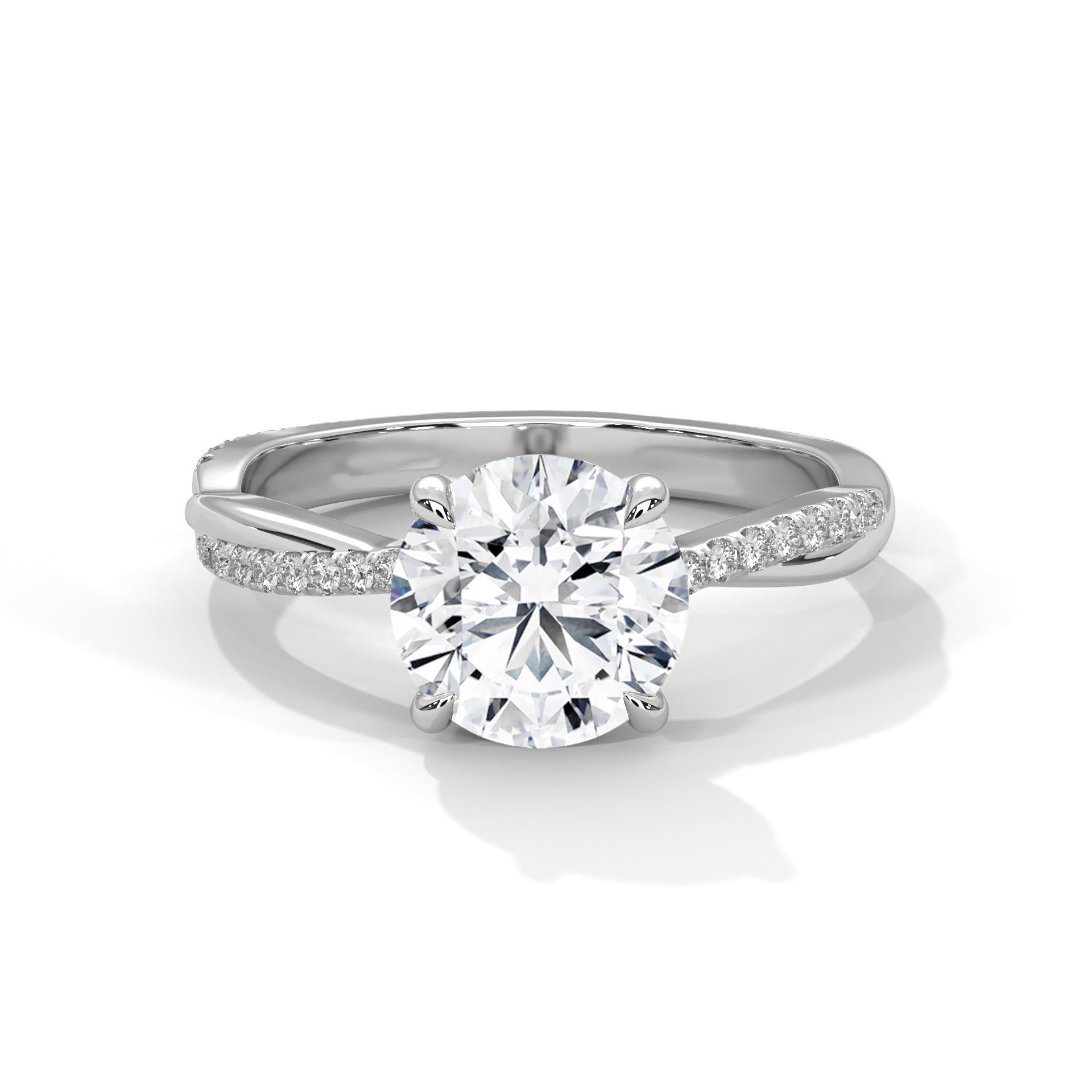 Trinity Solitaire Ring