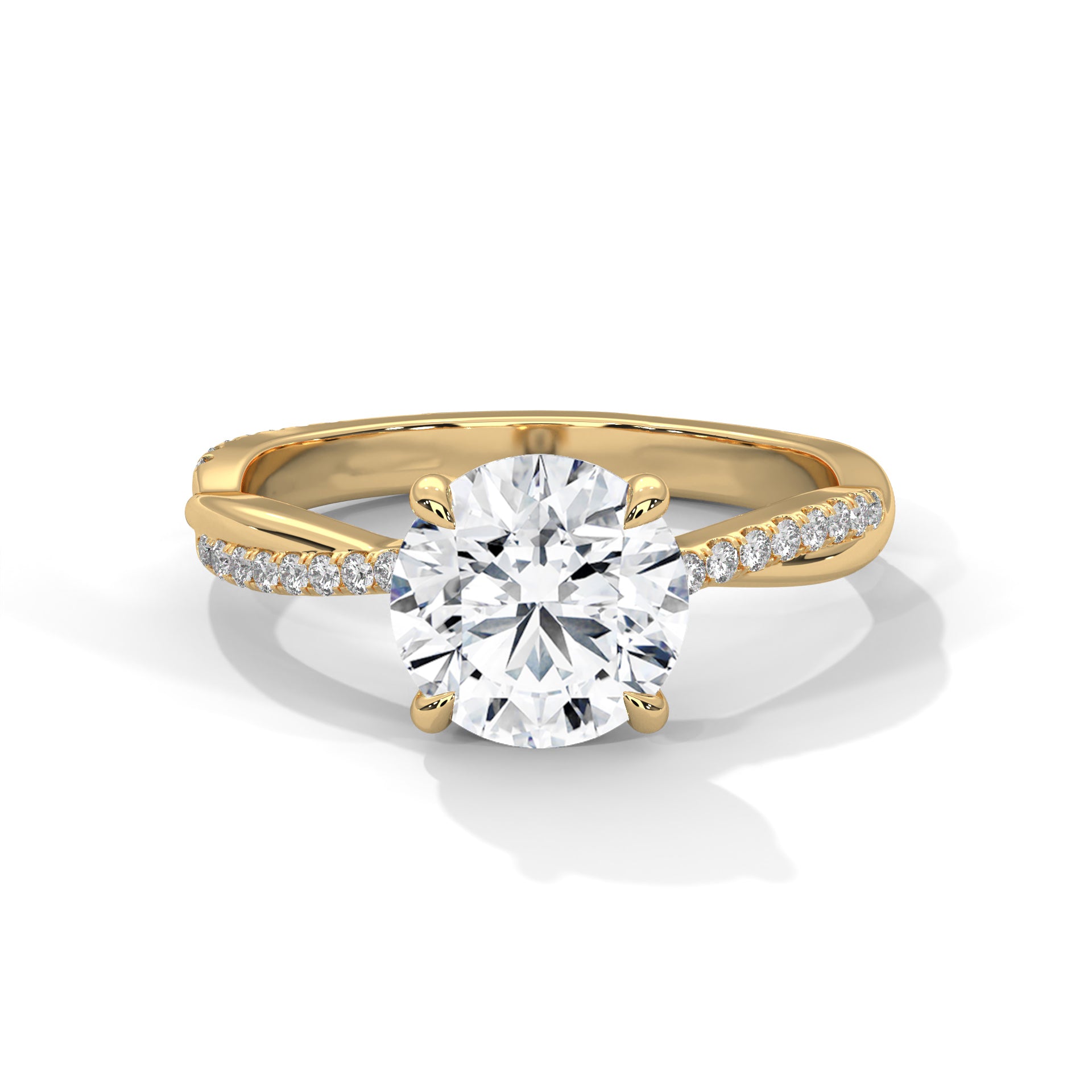Trinity Solitaire Ring