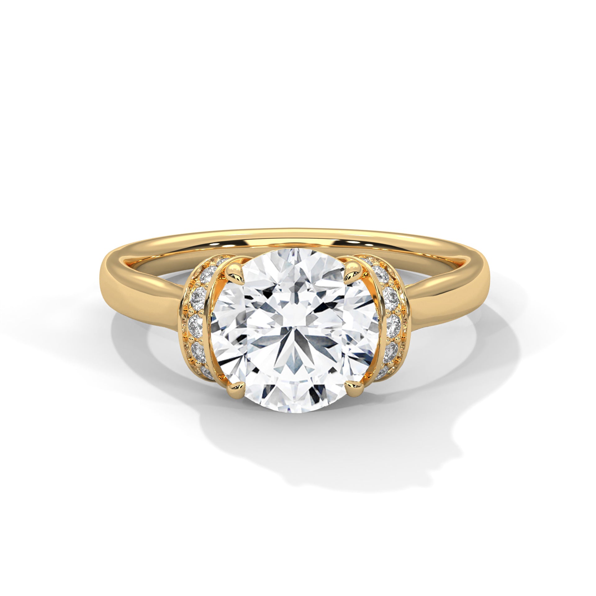 Cosmia Solitaire Ring