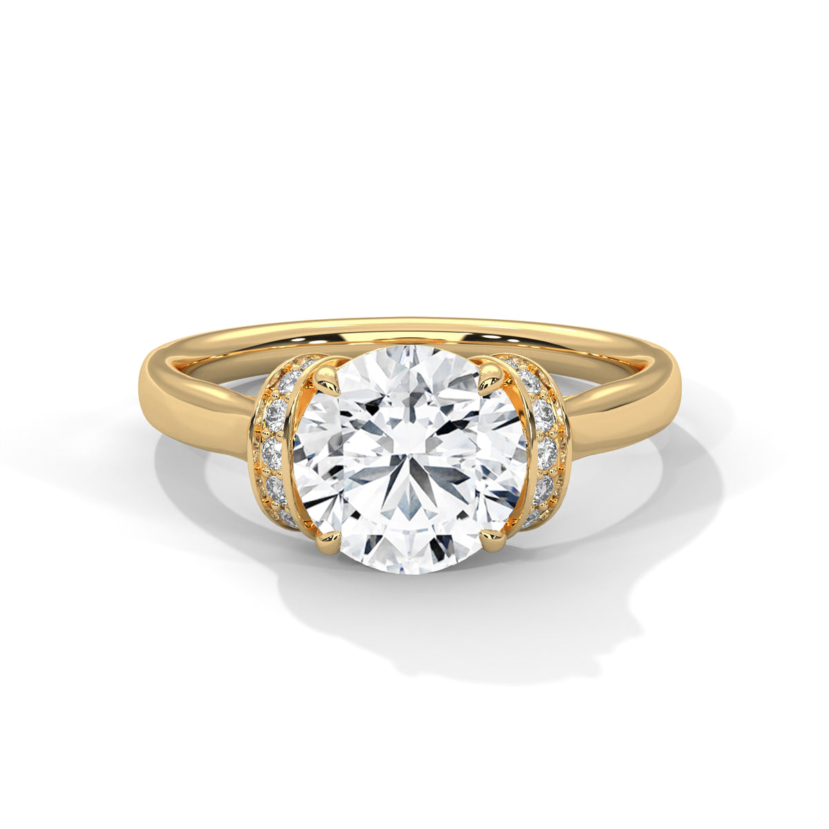 Cosmia Solitaire Ring