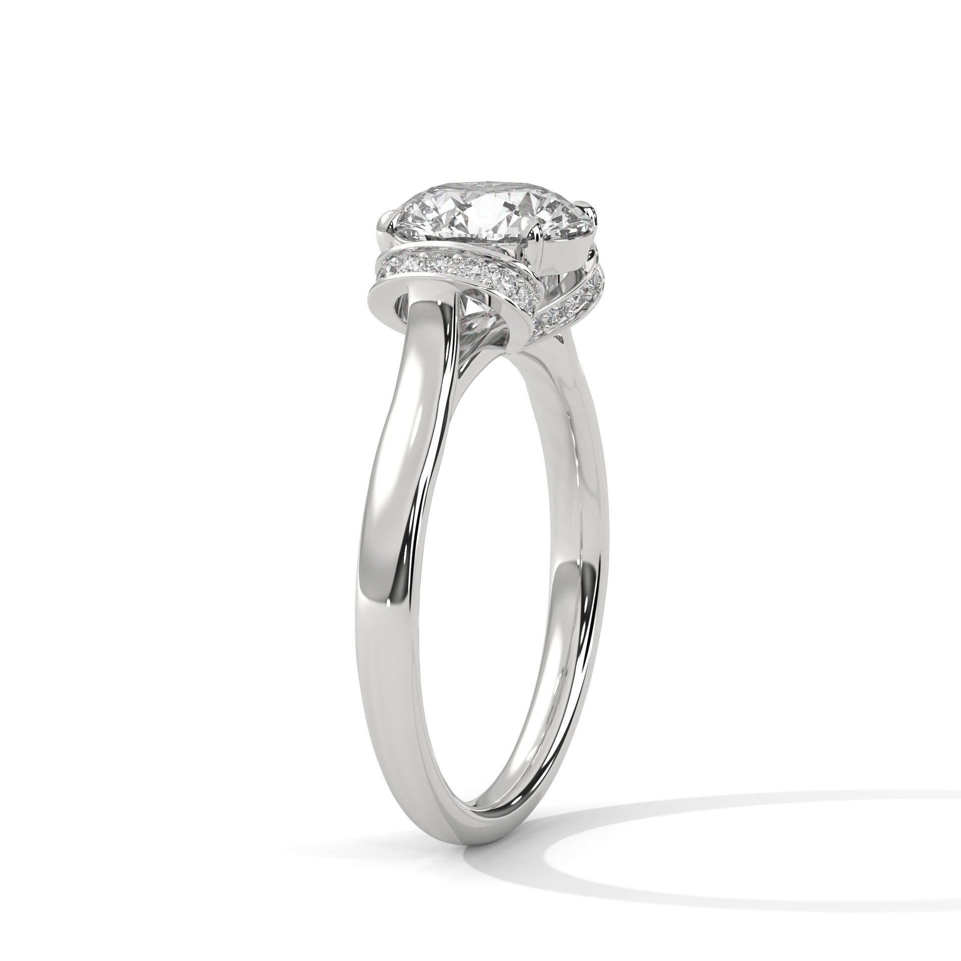 Cosmia Solitaire Ring