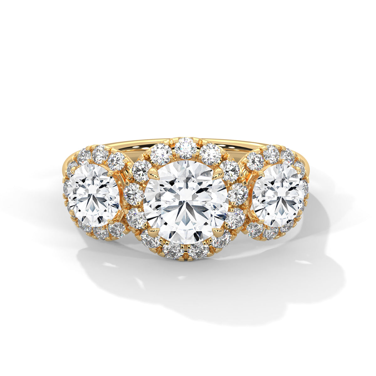 Jacqueline Three Stone Ring