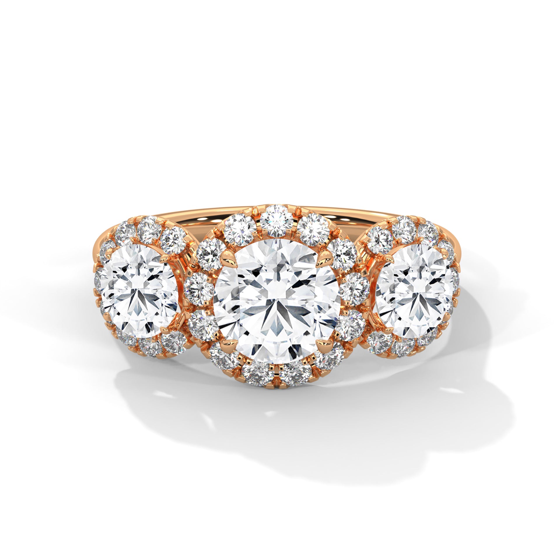Jacqueline Three Stone Ring