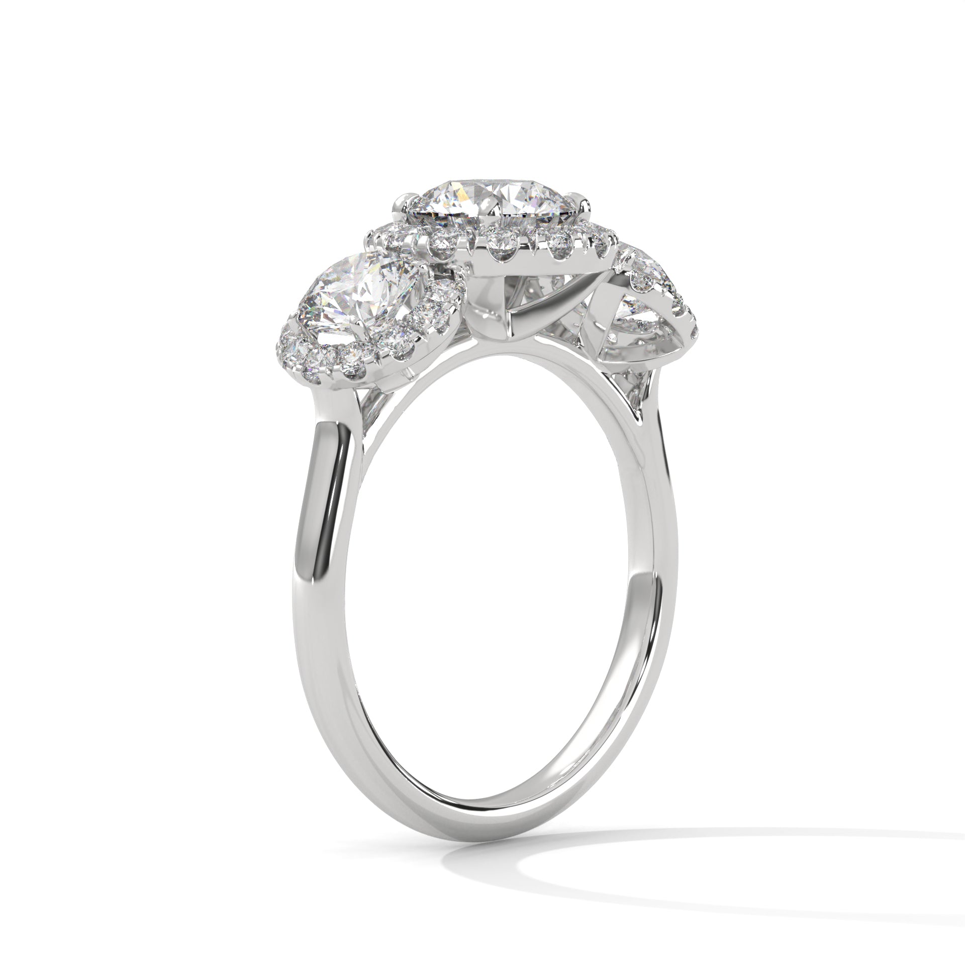 Jacqueline Three Stone Ring