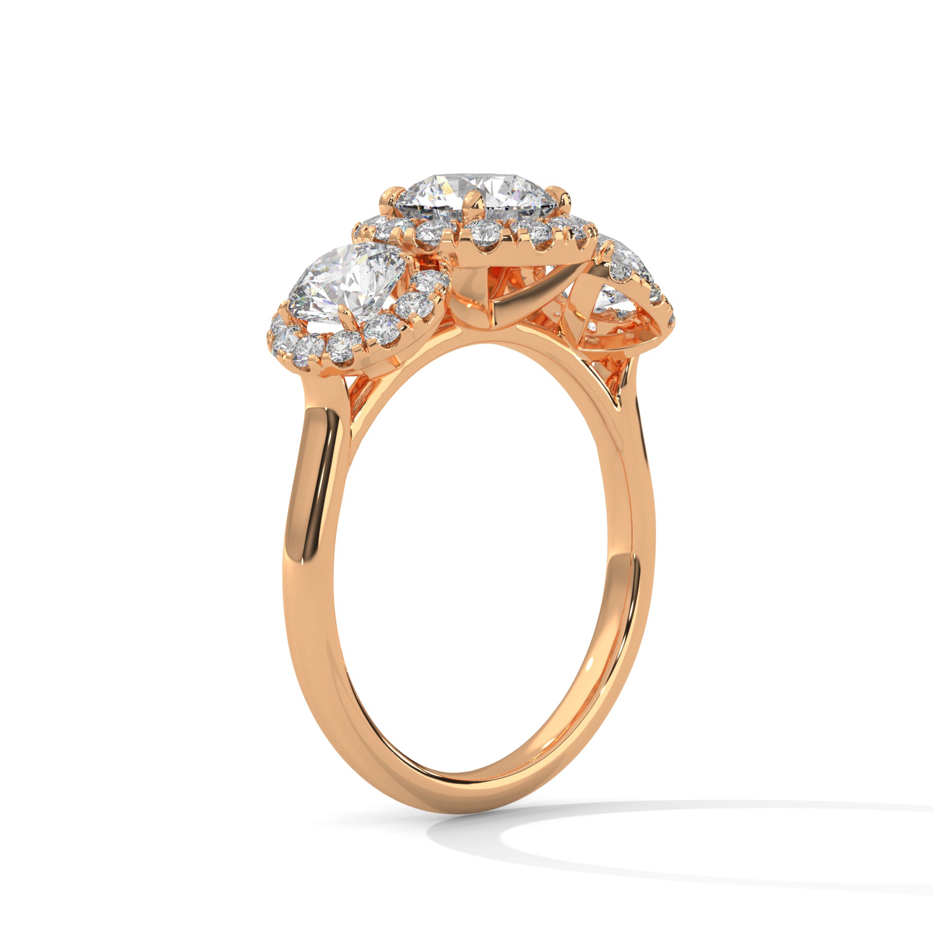 Jacqueline Three Stone Ring