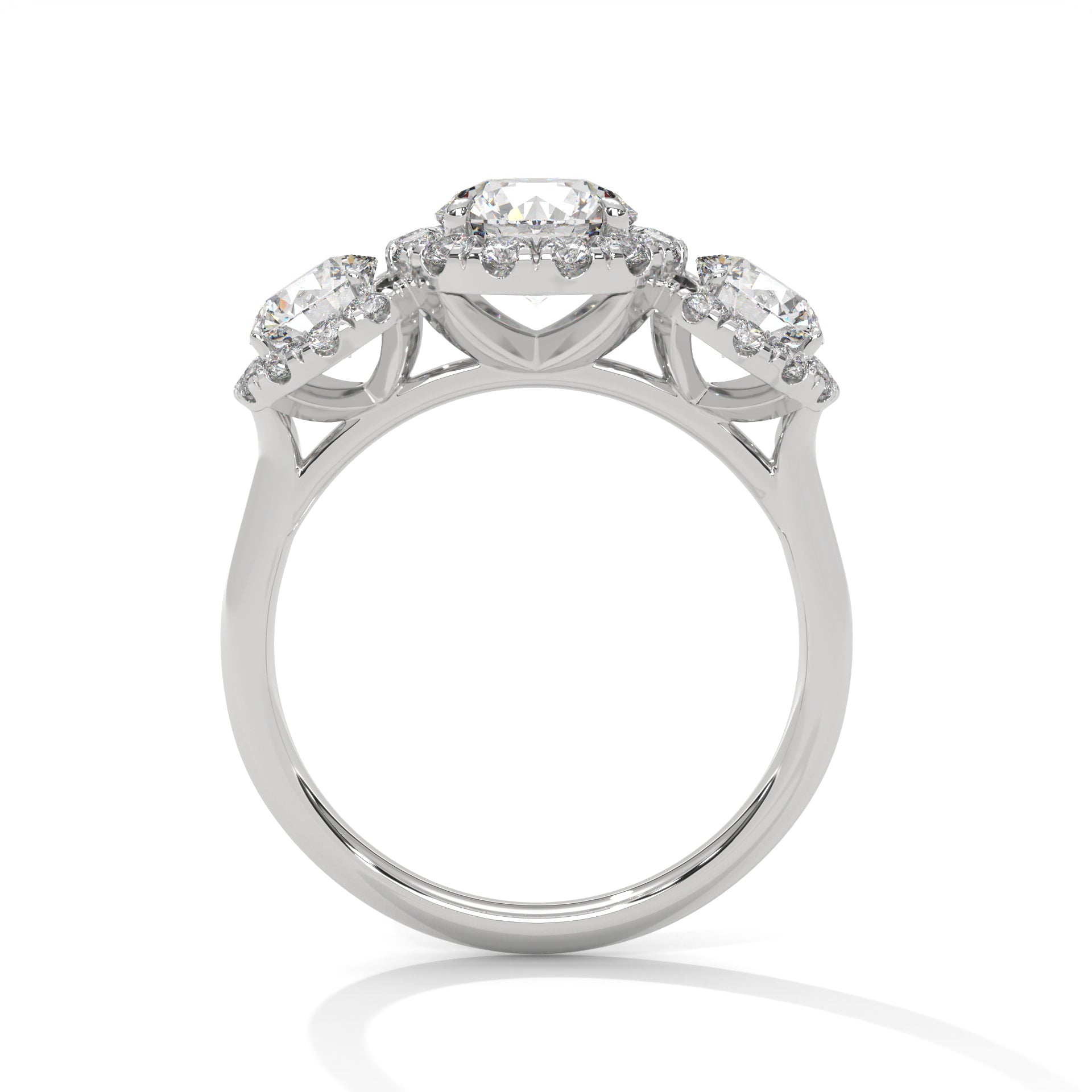 Jacqueline Three Stone Ring