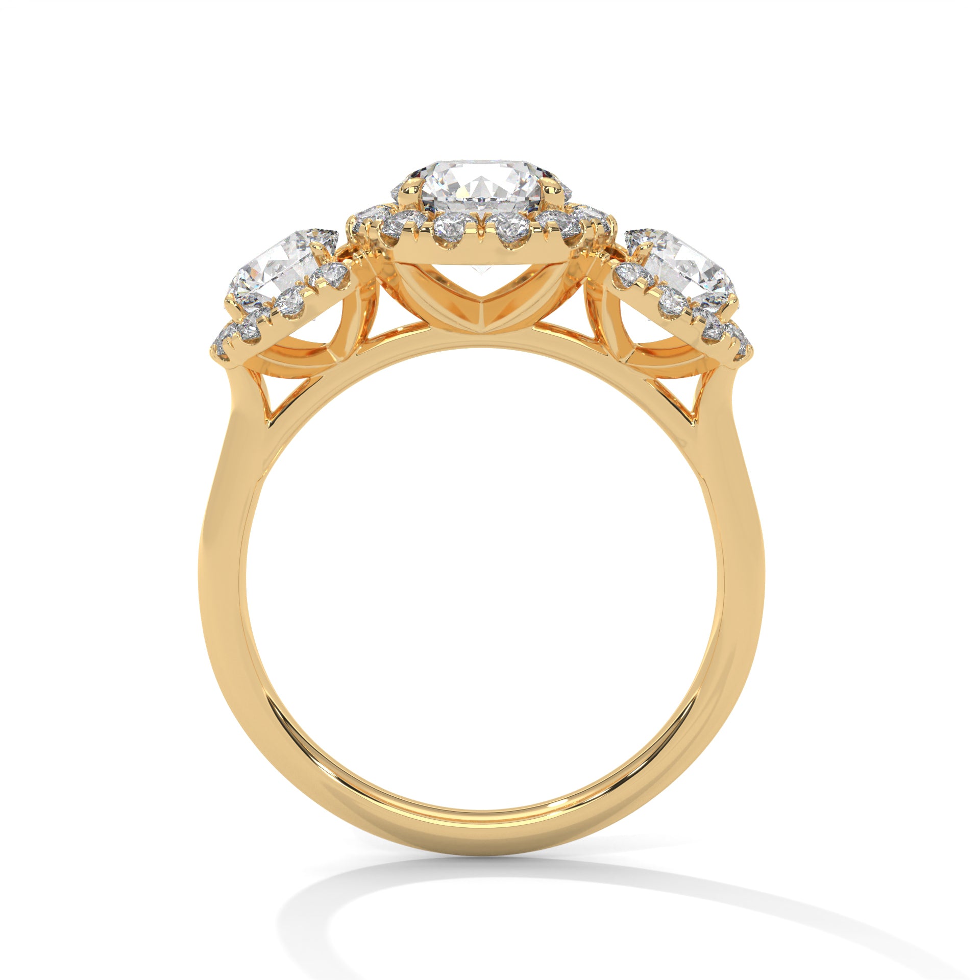 Jacqueline Three Stone Ring