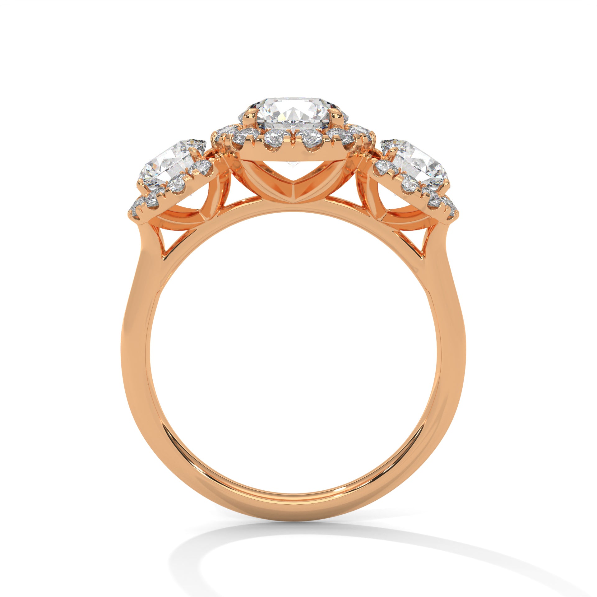 Jacqueline Three Stone Ring