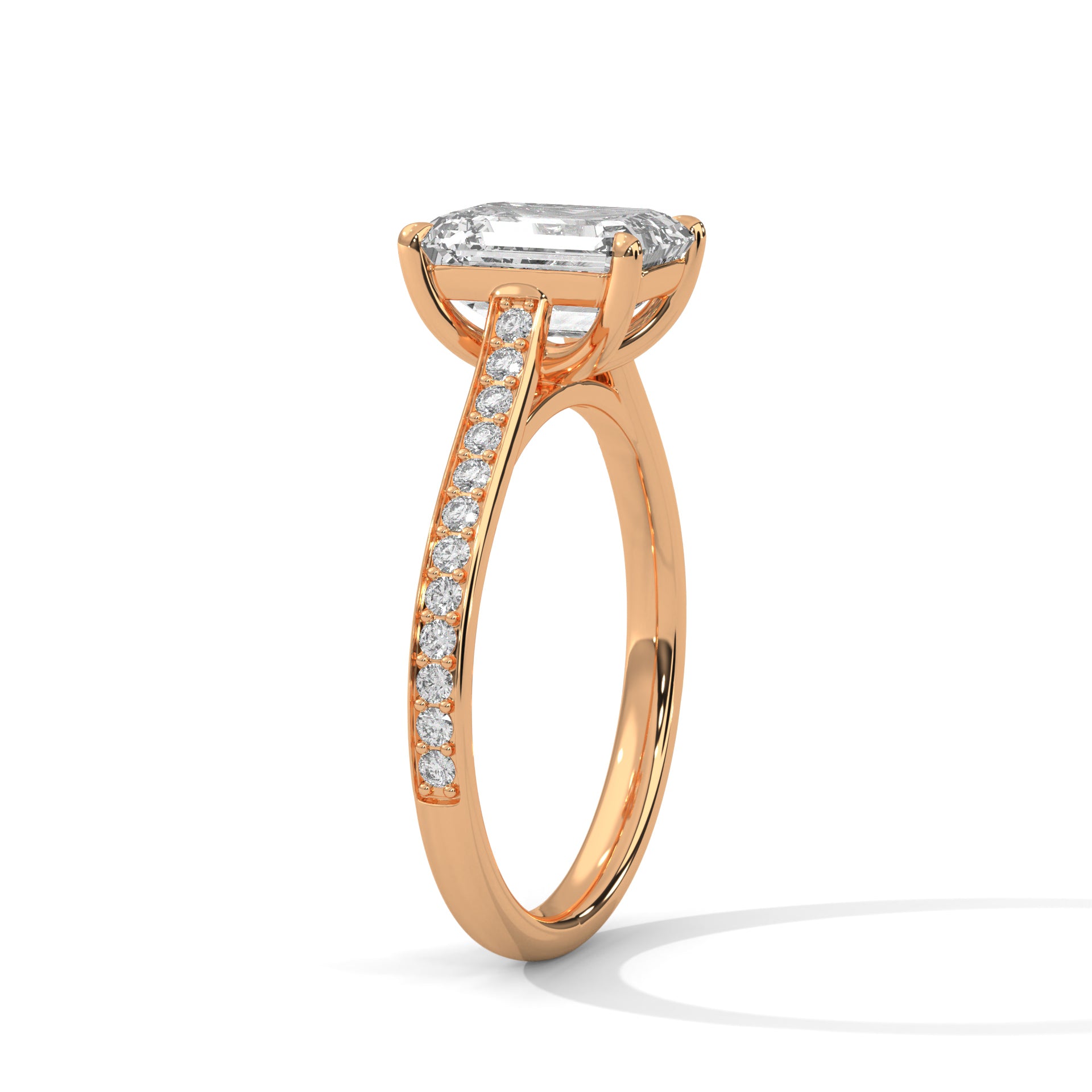 Luna Solitaire Ring