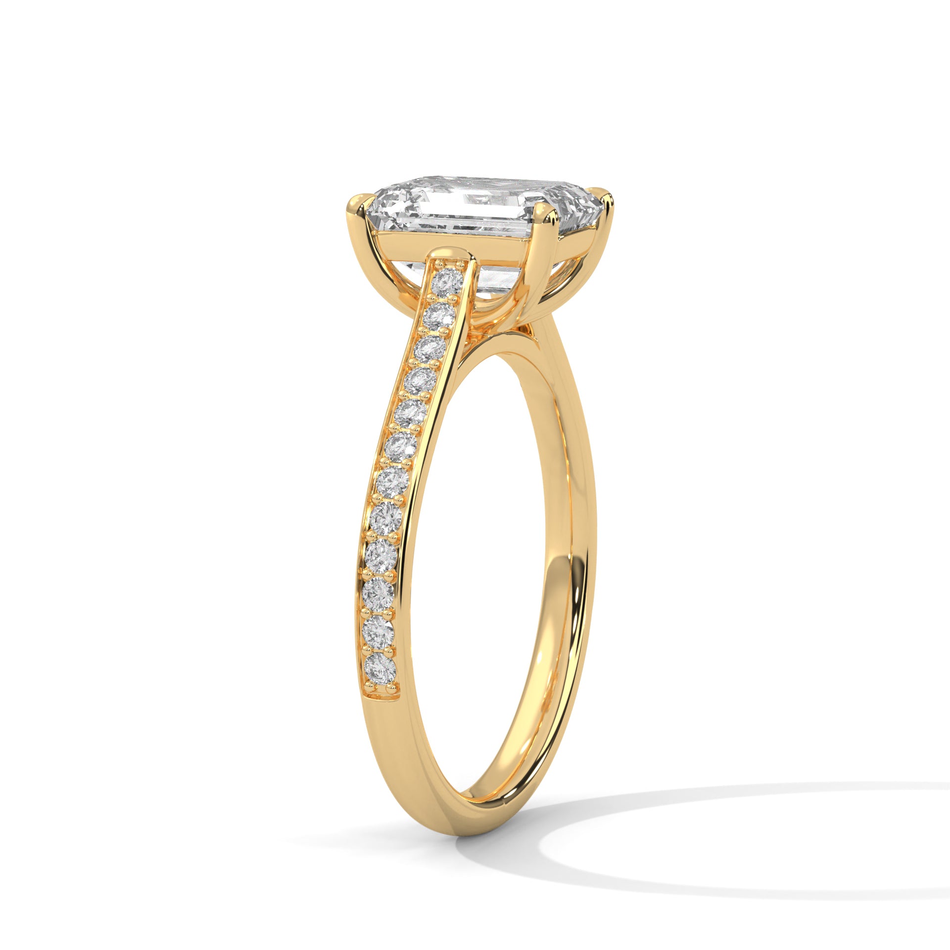 Luna Solitaire Ring
