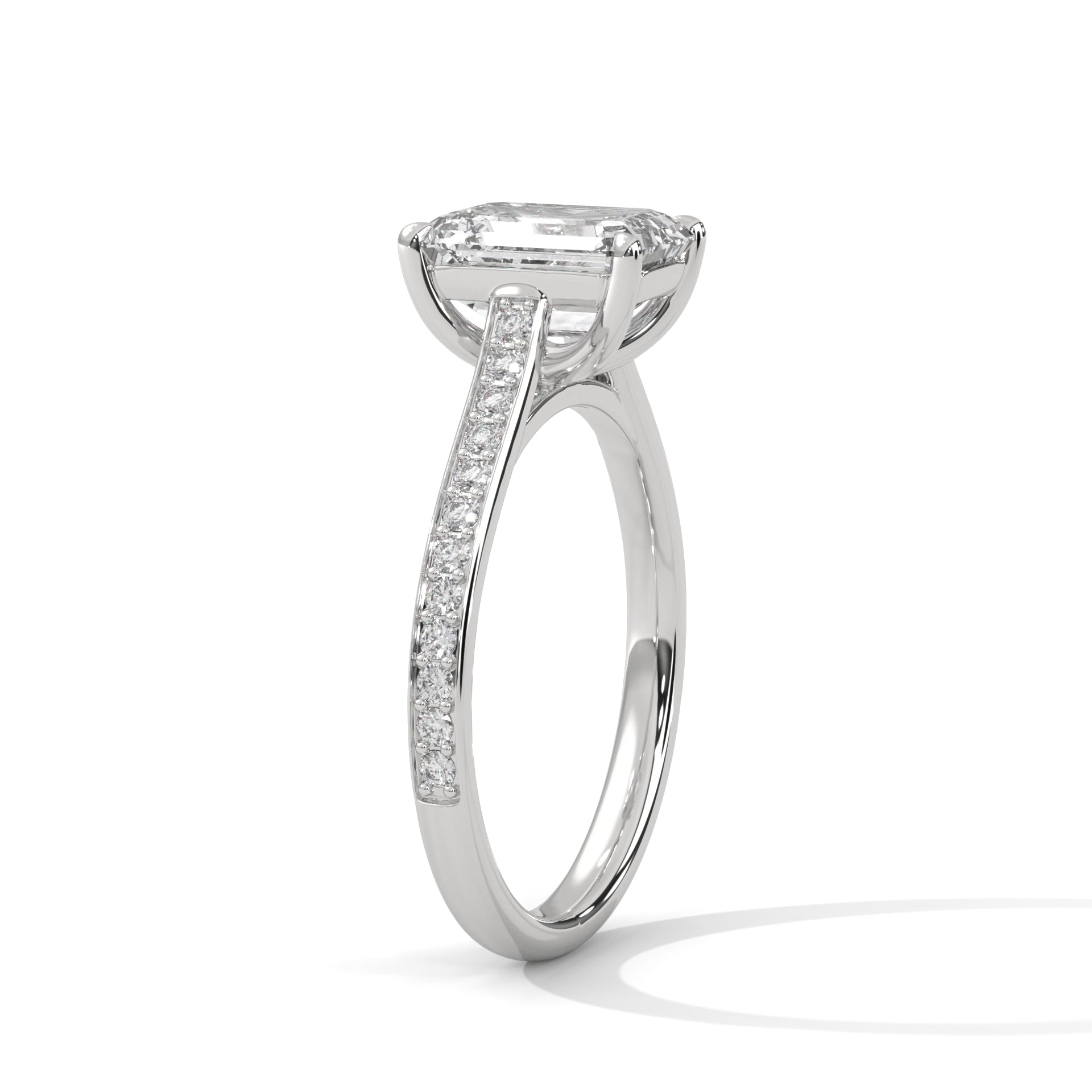 Luna Solitaire Ring