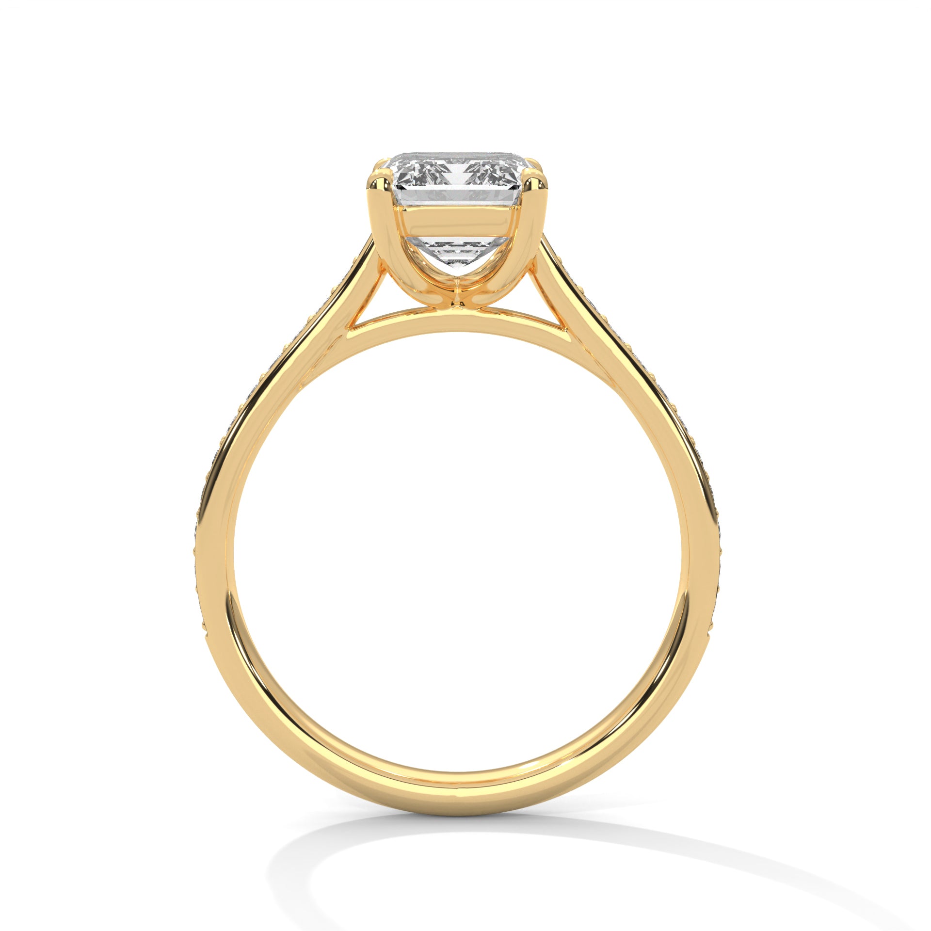 Luna Solitaire Ring